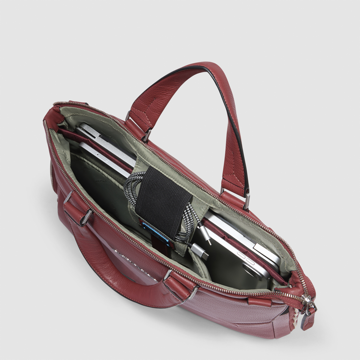 Piquadro Cartella Than Porta PC 14" Arancione - 5 Piquadro Cartella Than Porta PC 14" Arancione - 5