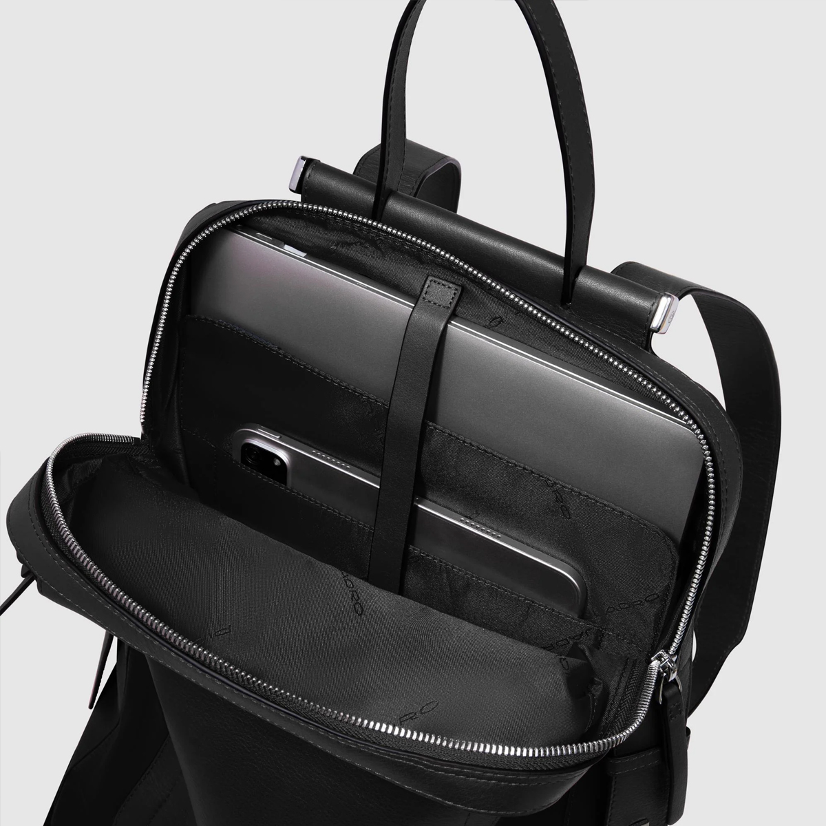 Piquadro Zaino Lyra Porta PC 14" Nero - 7 Piquadro Zaino Lyra Porta PC 14" Nero - 7