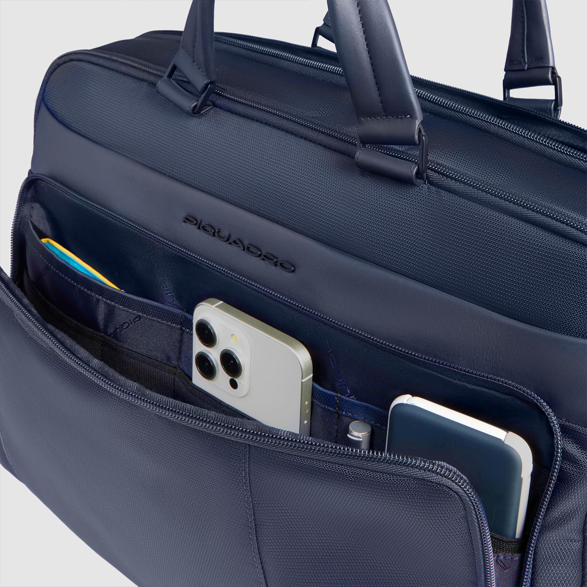 Piquadro Cartella Porta PC 15.6" Blu - 6 Piquadro Cartella Porta PC 15.6" Blu - 6