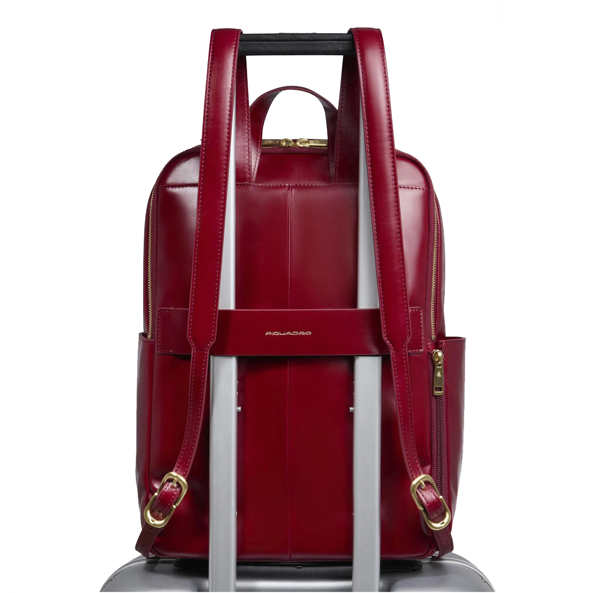 Piquadro Zainetto Blue Square Porta PC 14" Rosso - 3