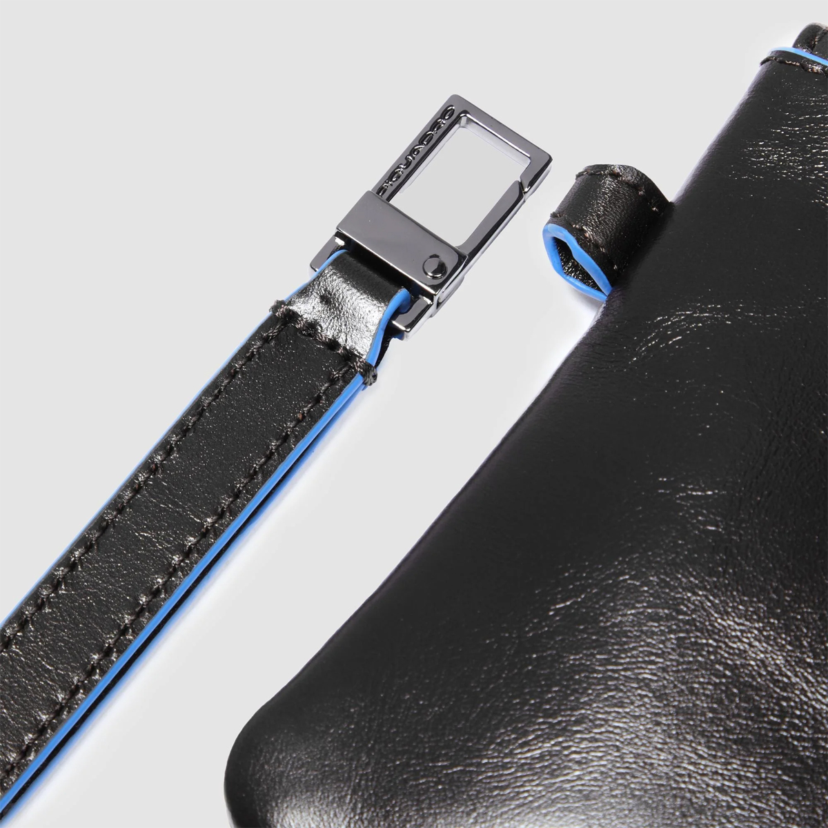 Piquadro Pochette da polso Blue Square Nero