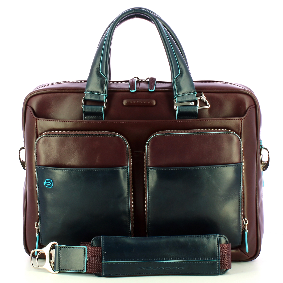 Piquadro Cartella Sottile Porta PC 14.0 Blue Square - 4 Piquadro Cartella Sottile Porta PC 14.0 Blue Square - 4