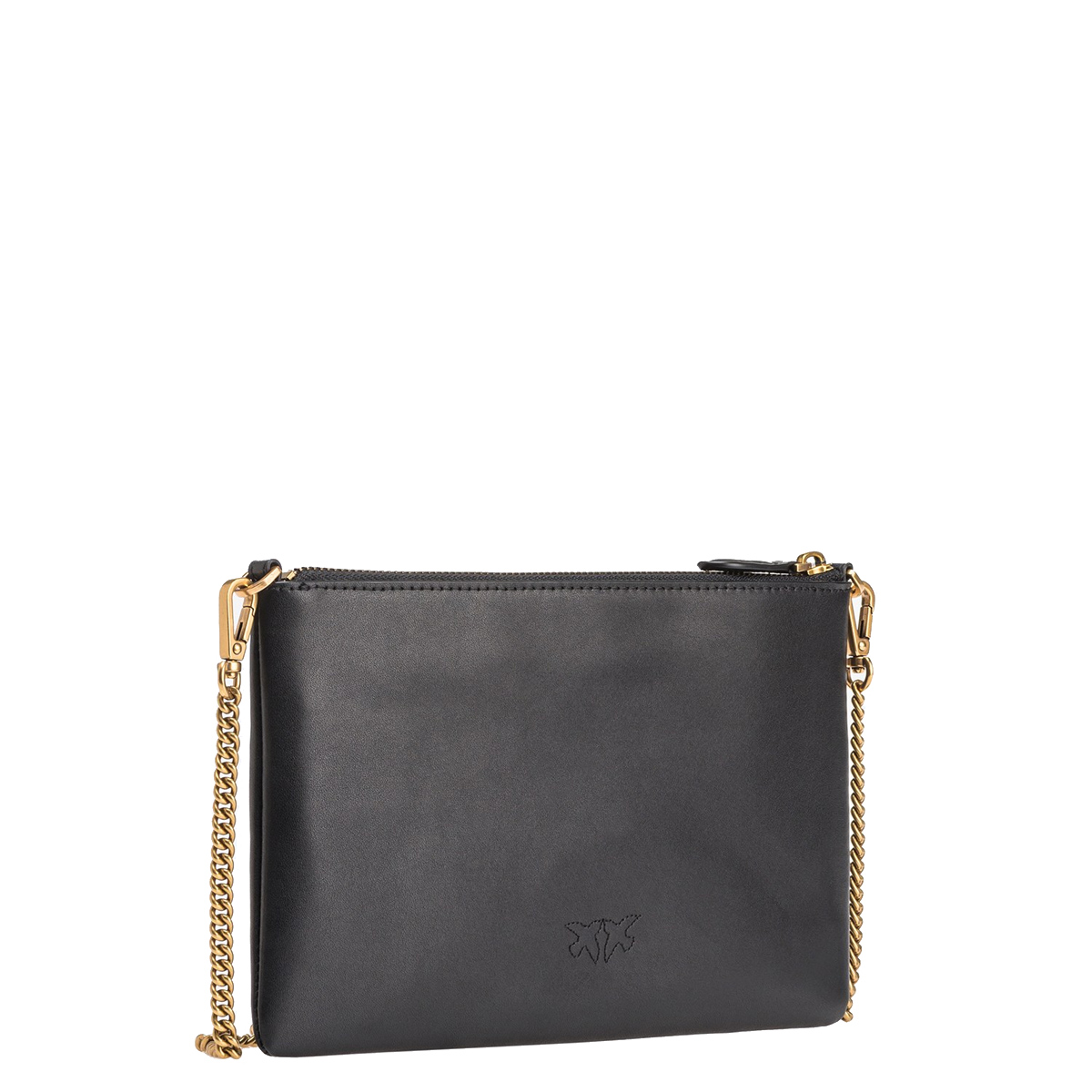 Pinko Pochette Flat Classic Nero Antique Gold - 3 Pinko Pochette Flat Classic Nero Antique Gold - 3