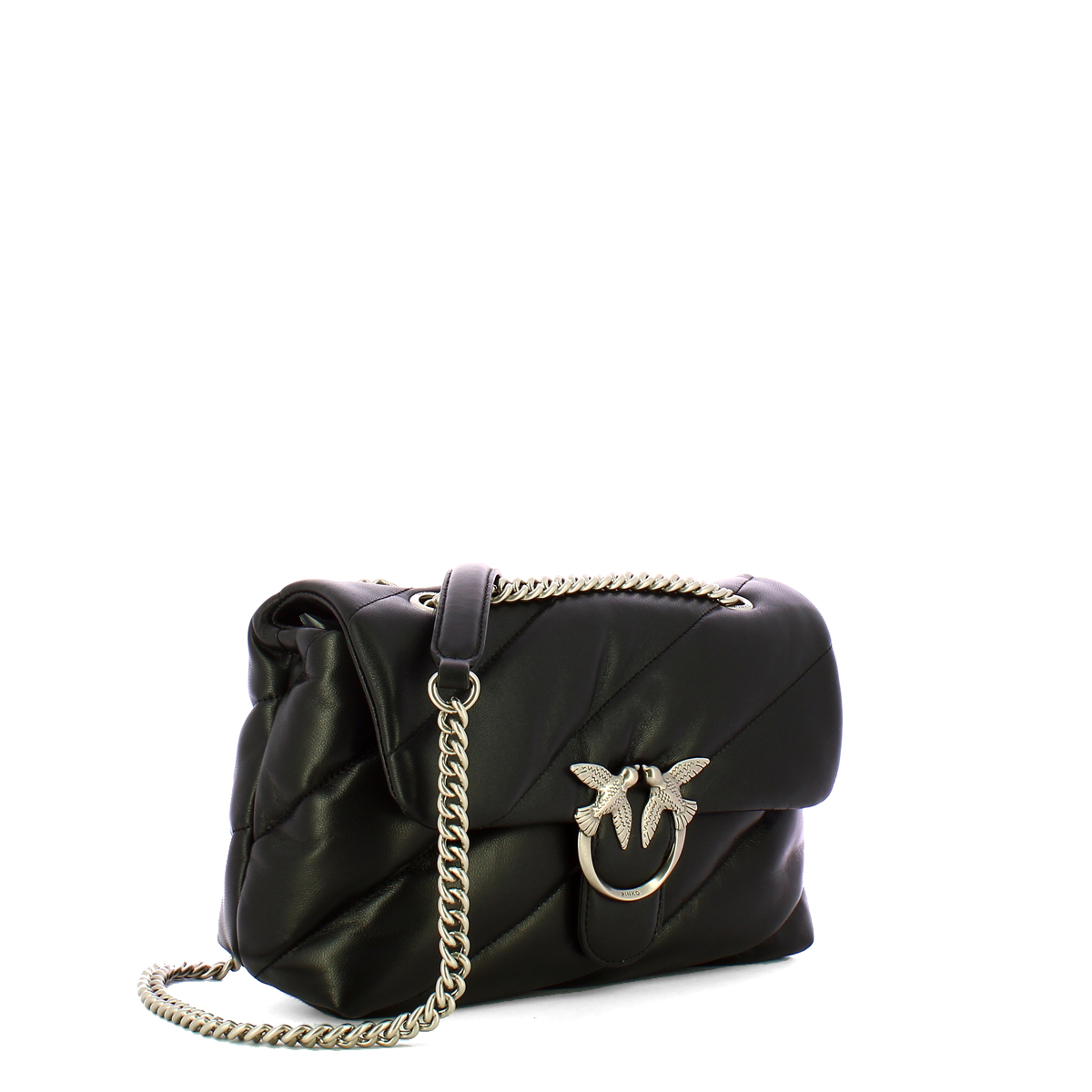 Pinko Borsa a tracolla Love Puff Nero Old Silver - 2 Pinko Borsa a tracolla Love Puff Nero Old Silver - 2