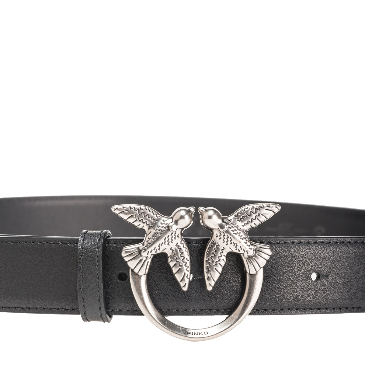 Pinko Cintura Love Birds Nero Old Silver - 2 Pinko Cintura Love Birds Nero Old Silver - 2