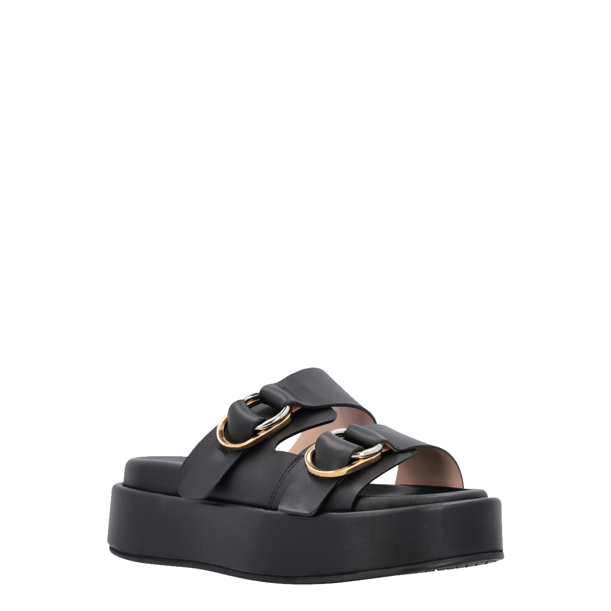 Pinko Sandali Flores in pelle Nero - 2 Pinko Sandali Flores in pelle Nero - 2