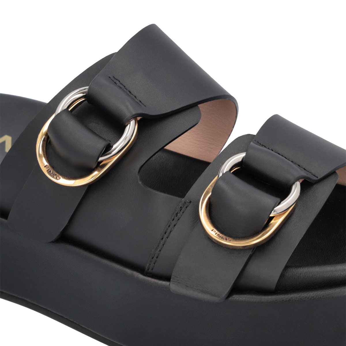 Pinko Sandali Flores in pelle Nero - 4 Pinko Sandali Flores in pelle Nero - 4