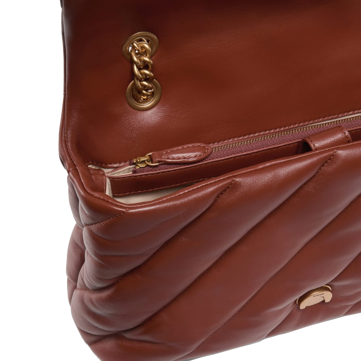 Pinko Borsa a tracolla Large Love Puff Arabo Antique Gold - 4 Pinko Borsa a tracolla Large Love Puff Arabo Antique Gold - 4