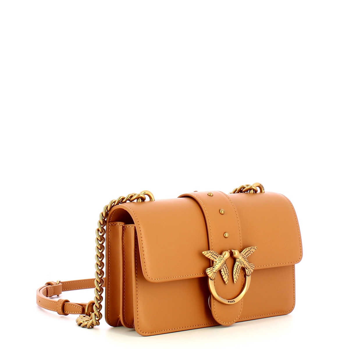 Pinko Mini Borsa a tracolla Love One Torrone Antique Gold - 2 Pinko Mini Borsa a tracolla Love One Torrone Antique Gold - 2