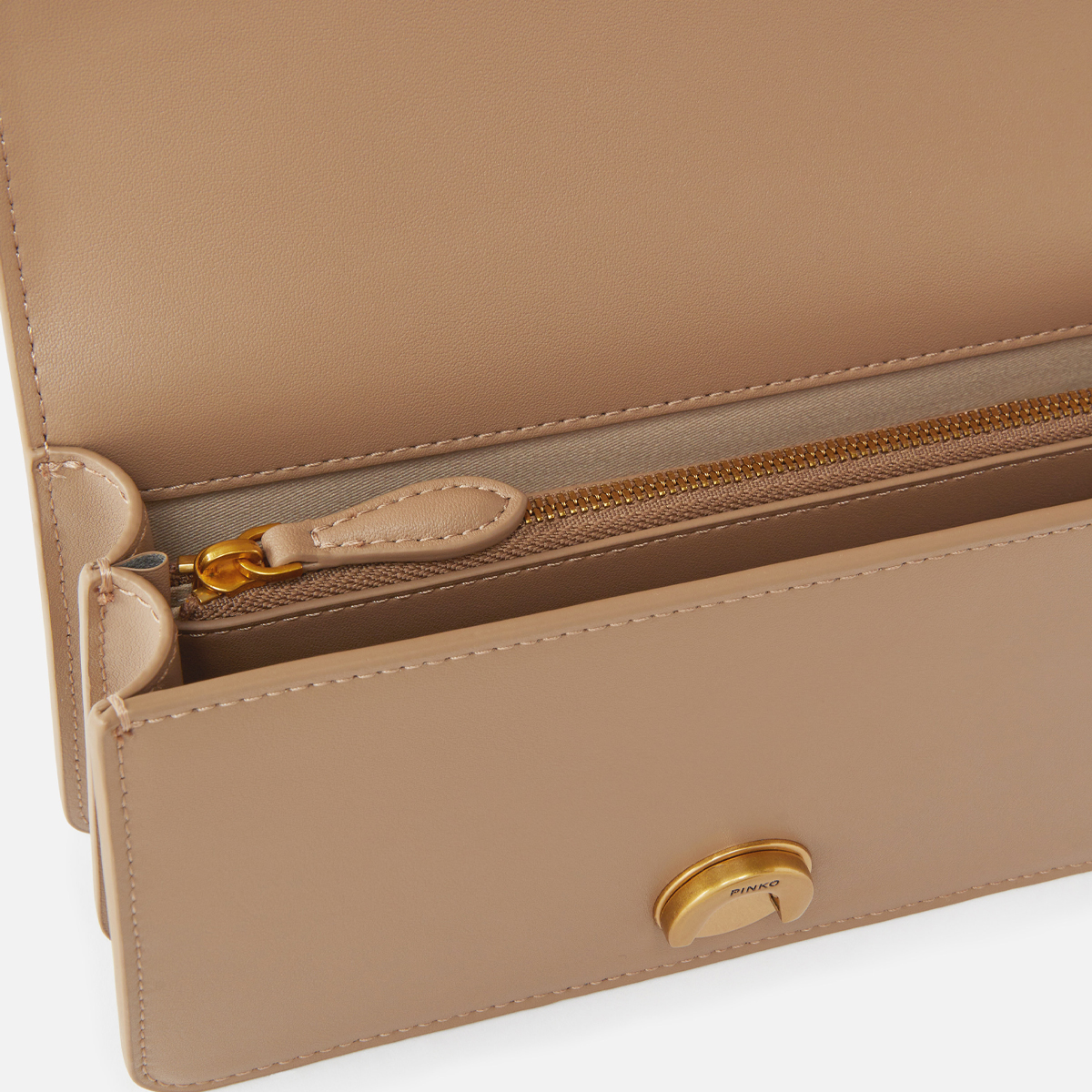 Pinko Mini Borsa a tracolla Love One Biscotto Zenzero Antique Gold - 4 Pinko Mini Borsa a tracolla Love One Biscotto Zenzero Antique Gold - 4