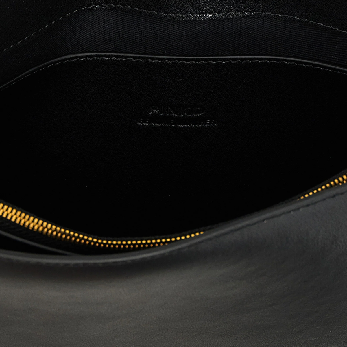 Pinko Tracolla Love One Classic Nero Antique Gold - 4