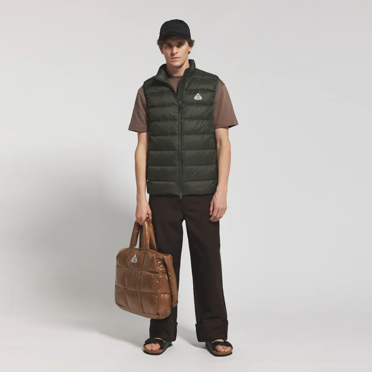 Pyrenex Arial Sleeveless Down Jacket Deep Khaki - 3 Pyrenex Arial Sleeveless Down Jacket Deep Khaki - 3