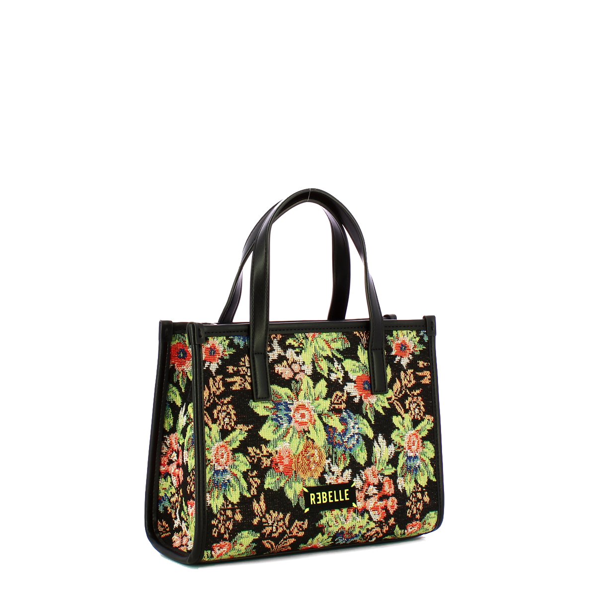 Rebelle Borsa a mano Peonia Flowery Small Black - 2 Rebelle Borsa a mano Peonia Flowery Small Black - 2
