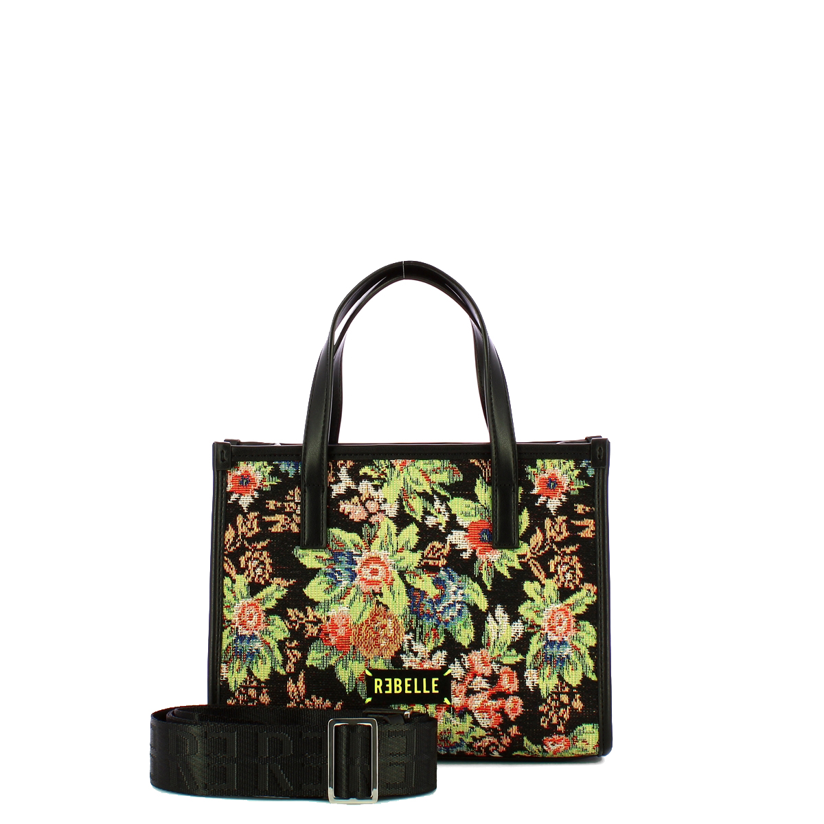 Rebelle Borsa a mano Peonia Flowery Small Black - 4 Rebelle Borsa a mano Peonia Flowery Small Black - 4