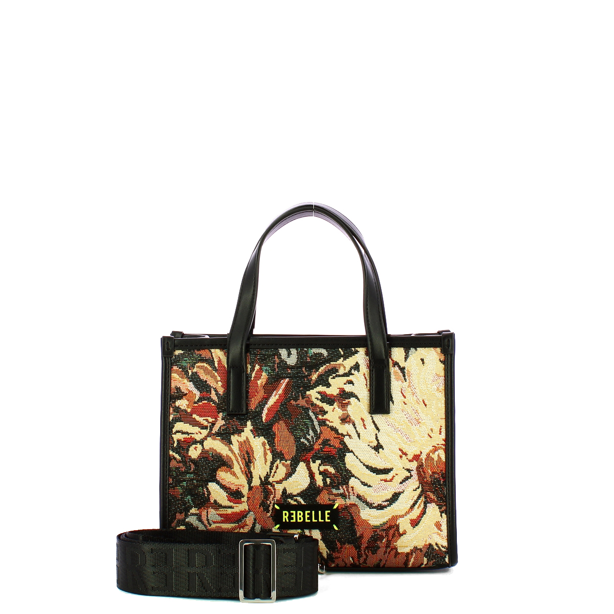 Rebelle Borsa a mano Peonia Flowery Small Almond - 4 Rebelle Borsa a mano Peonia Flowery Small Almond - 4