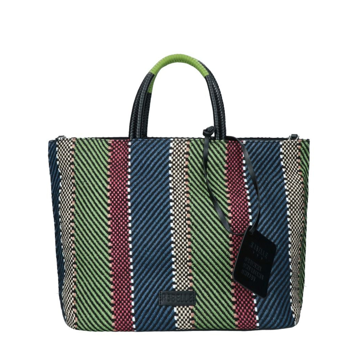 Rebelle Borsa a mano Filippa Raphia Green - 1 Rebelle Borsa a mano Filippa Raphia Green - 1