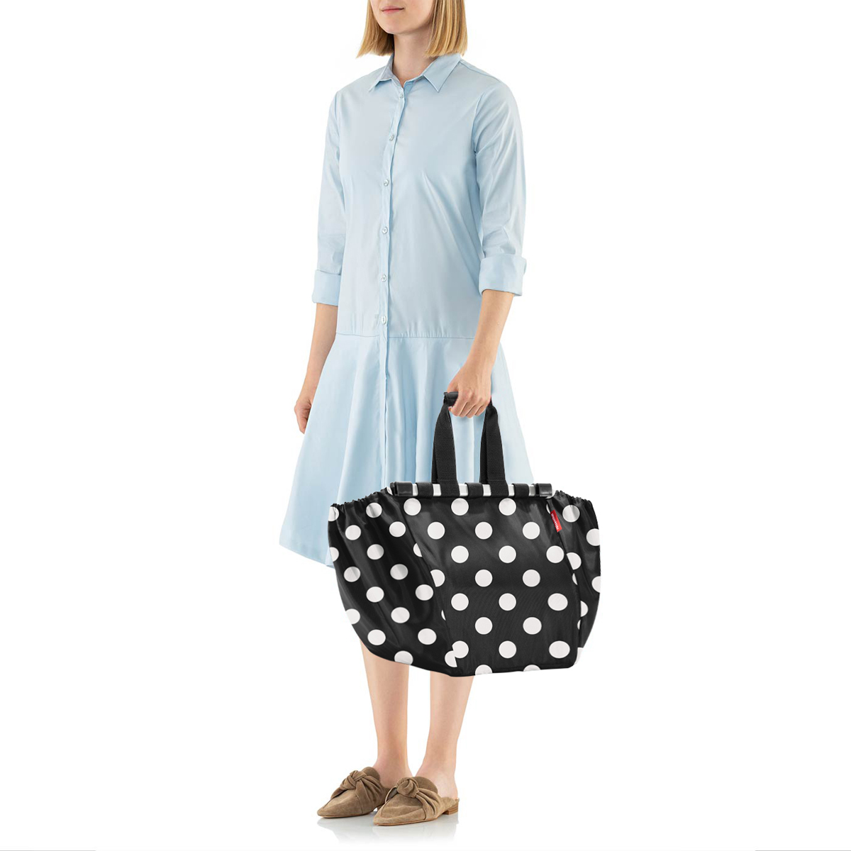 Reisenthel Easy Shopping Bag Dots White - 2 Reisenthel Easy Shopping Bag Dots White - 2
