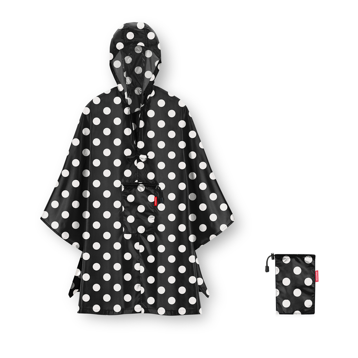 Reisenthel Mini Maxi Poncho White Dots - 1 Reisenthel Mini Maxi Poncho White Dots - 1