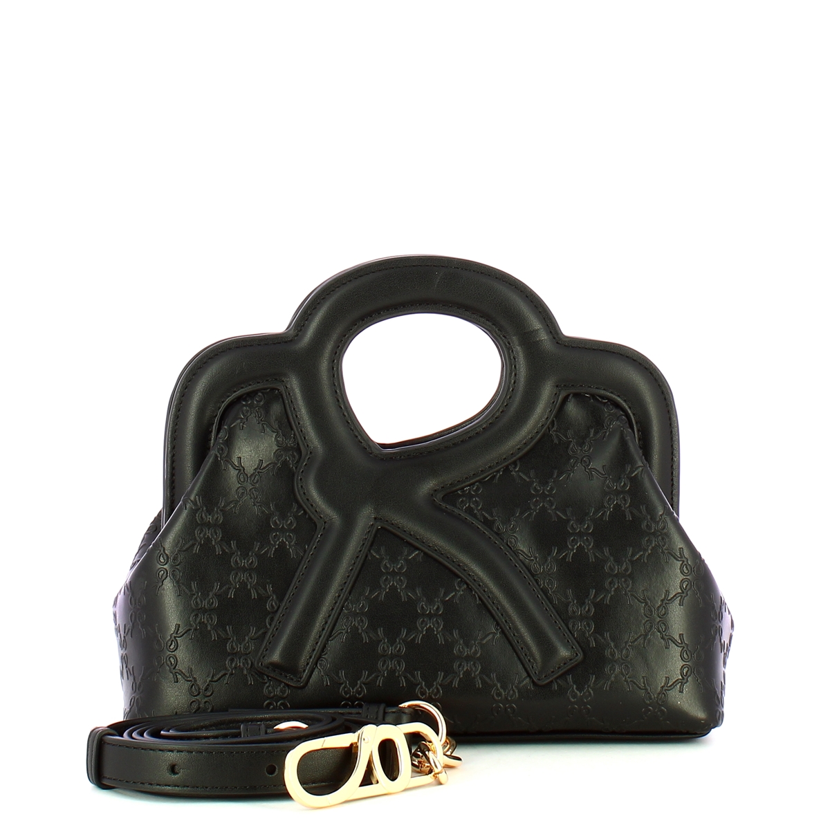 Roberta Di Camerino Borsa a mano R Mini Frame Bag Black - 4