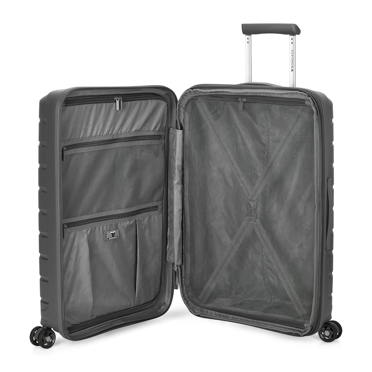 Trolley Medio Espandibile B-Flying 68 cm Antracite
