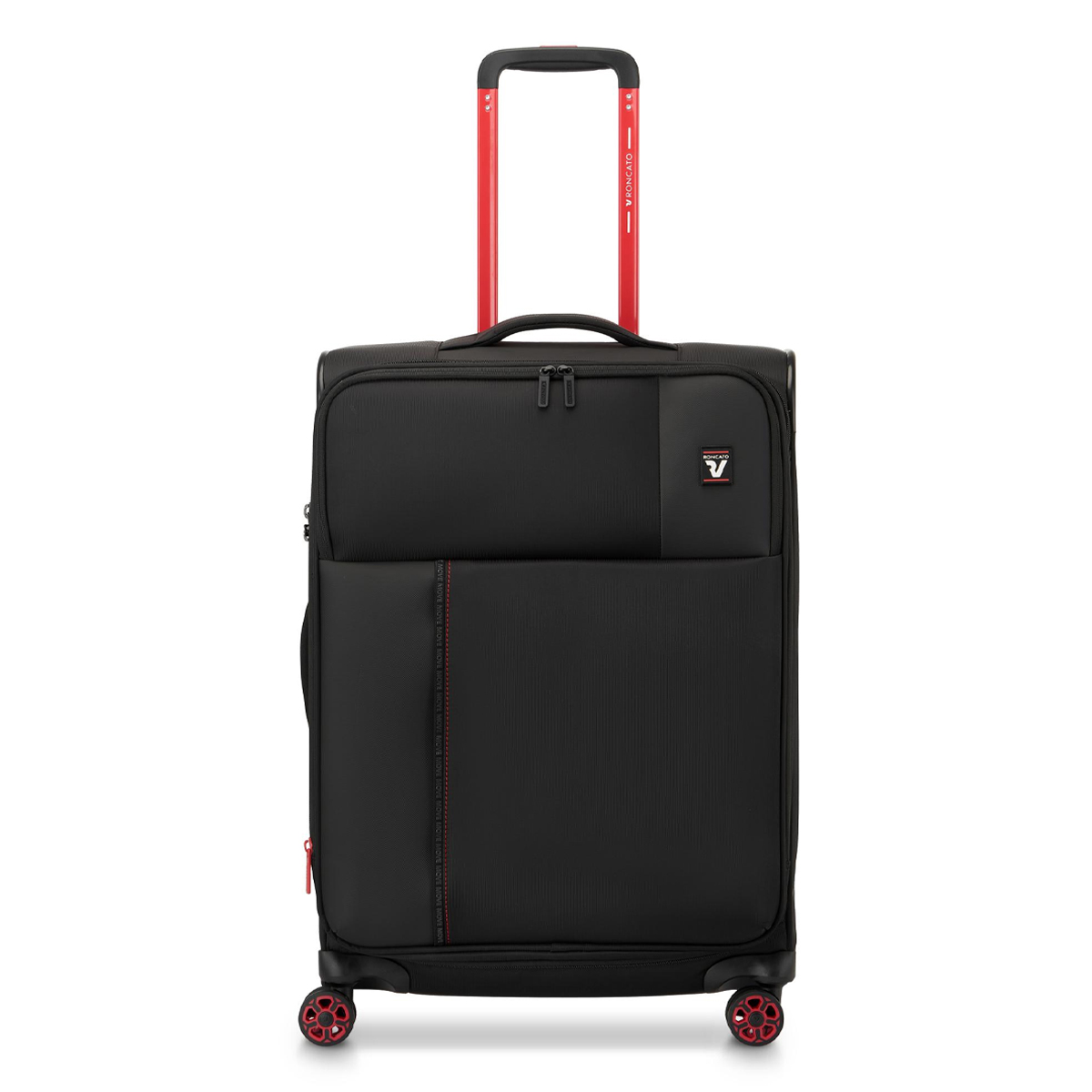 Roncato Trolley Medio Espandibile Move 64 cm Nero Fumo - 1 Roncato Trolley Medio Espandibile Move 64 cm Nero Fumo - 1