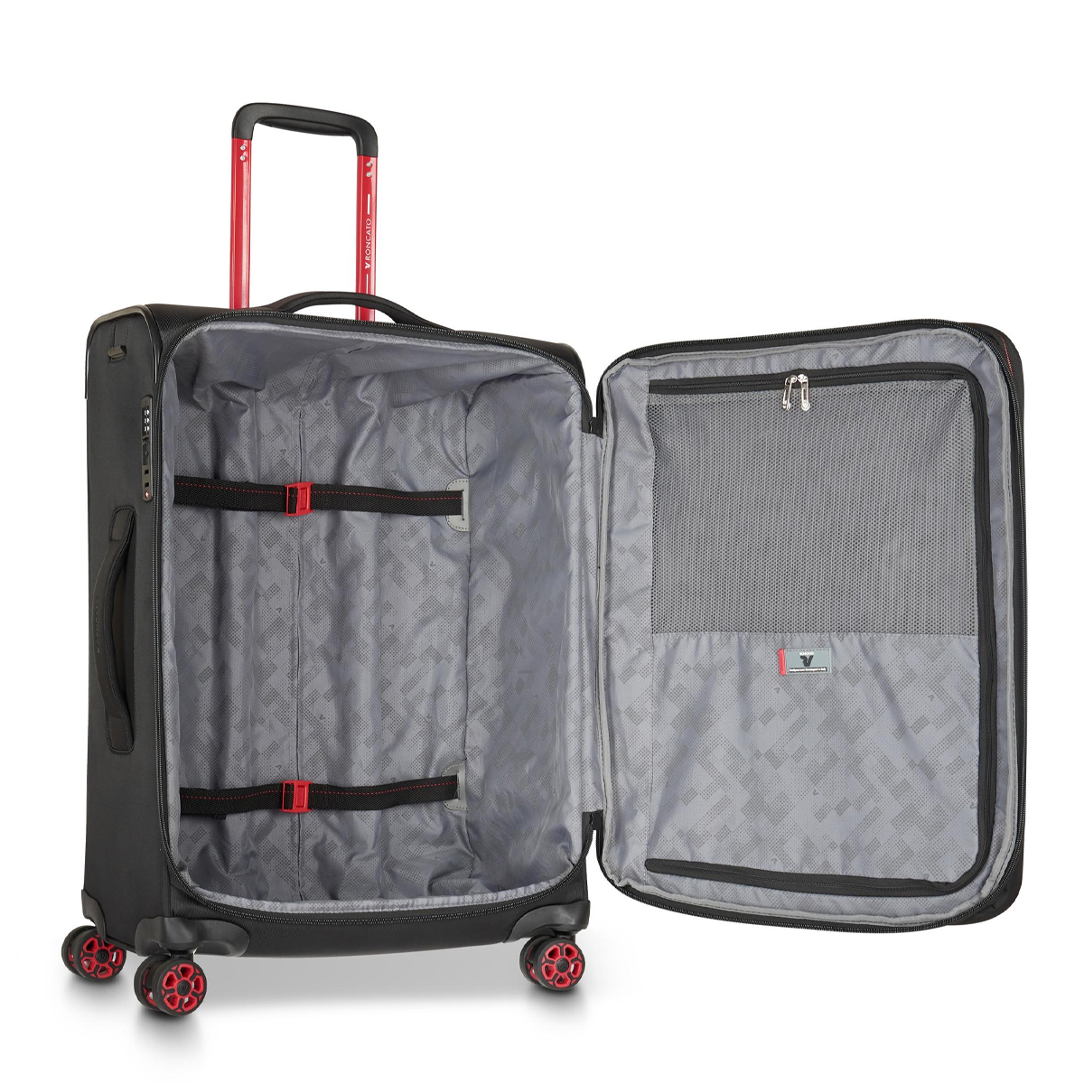 Roncato Trolley Medio Espandibile Move 64 cm Nero Fumo - 4 Roncato Trolley Medio Espandibile Move 64 cm Nero Fumo - 4