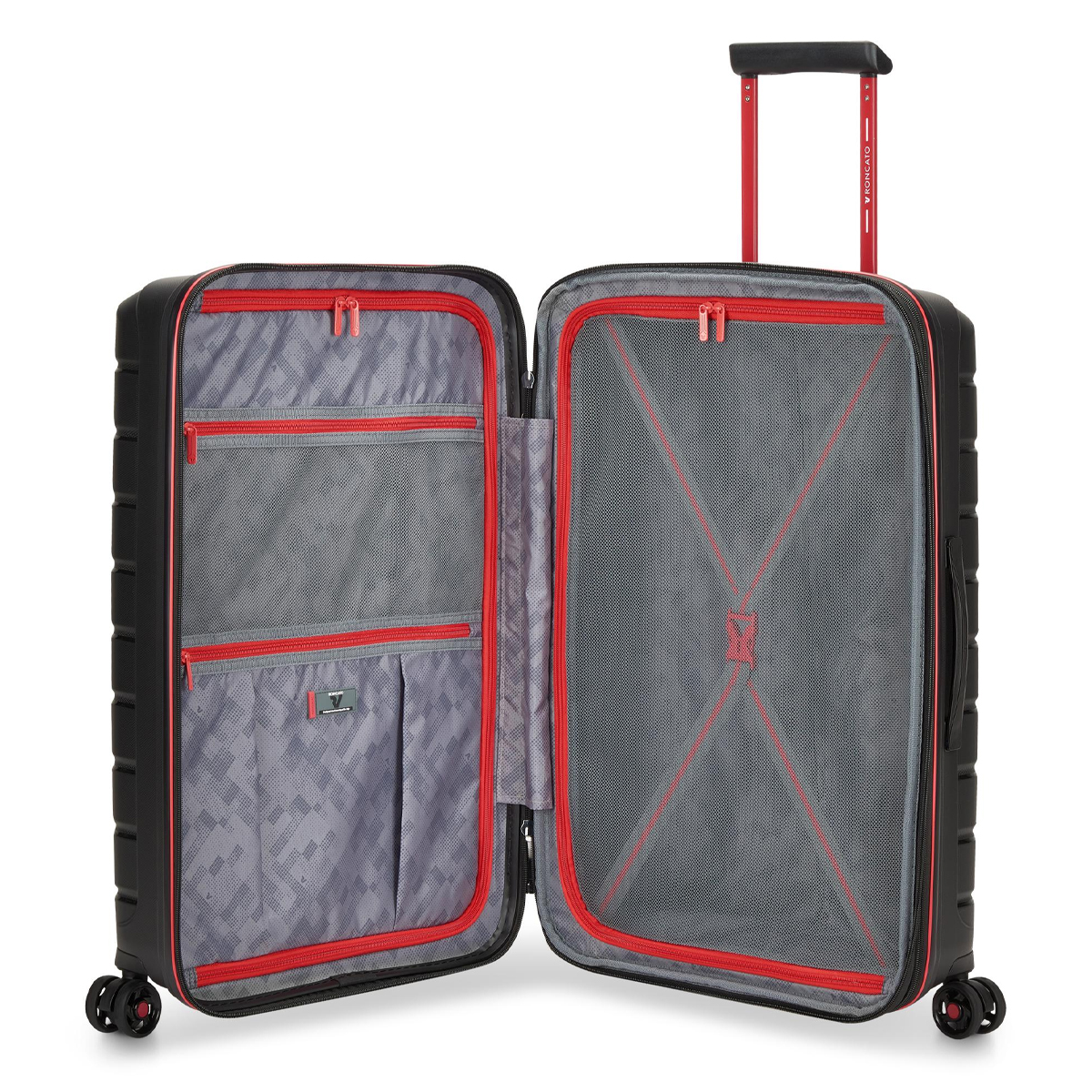 Roncato Trolley Medio Espandibile B-Flying Move Exp. 68 cm Nero Fumo - 4 Roncato Trolley Medio Espandibile B-Flying Move Exp. 68 cm Nero Fumo - 4
