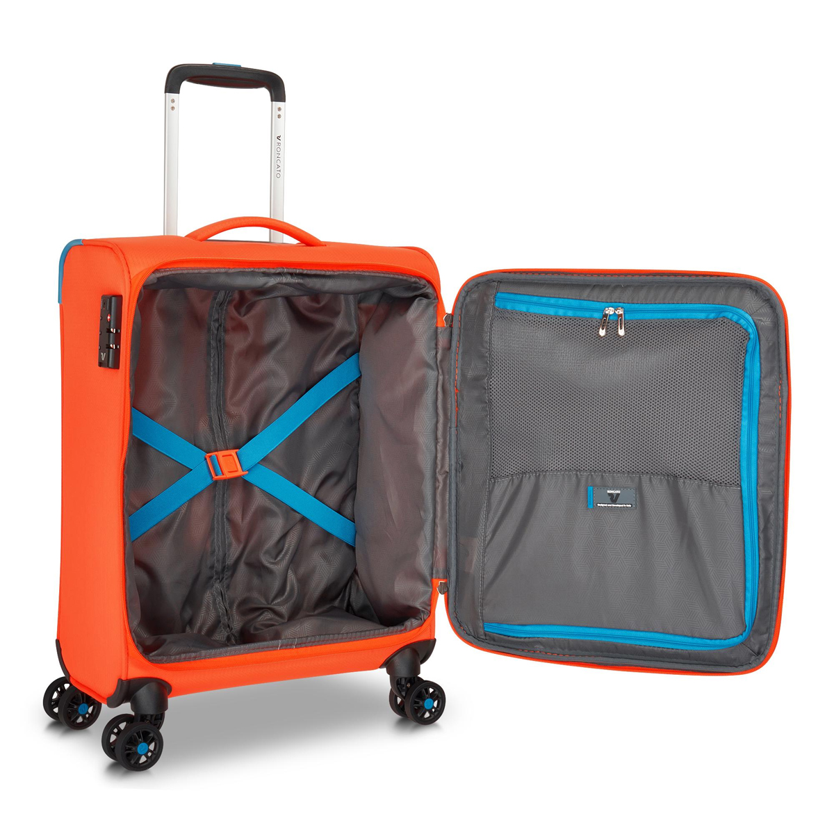 Roncato Bagaglio a mano Lite Soft 55 cm Arancio Brillante - 4 Roncato Bagaglio a mano Lite Soft 55 cm Arancio Brillante - 4