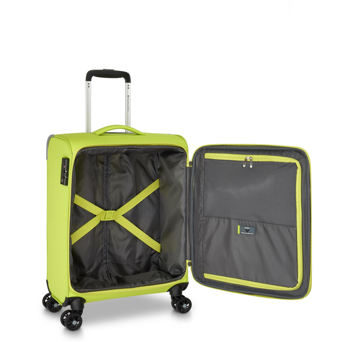 Roncato Bagaglio a mano Lite Soft 55 cm Cyber Lime - 4 Roncato Bagaglio a mano Lite Soft 55 cm Cyber Lime - 4