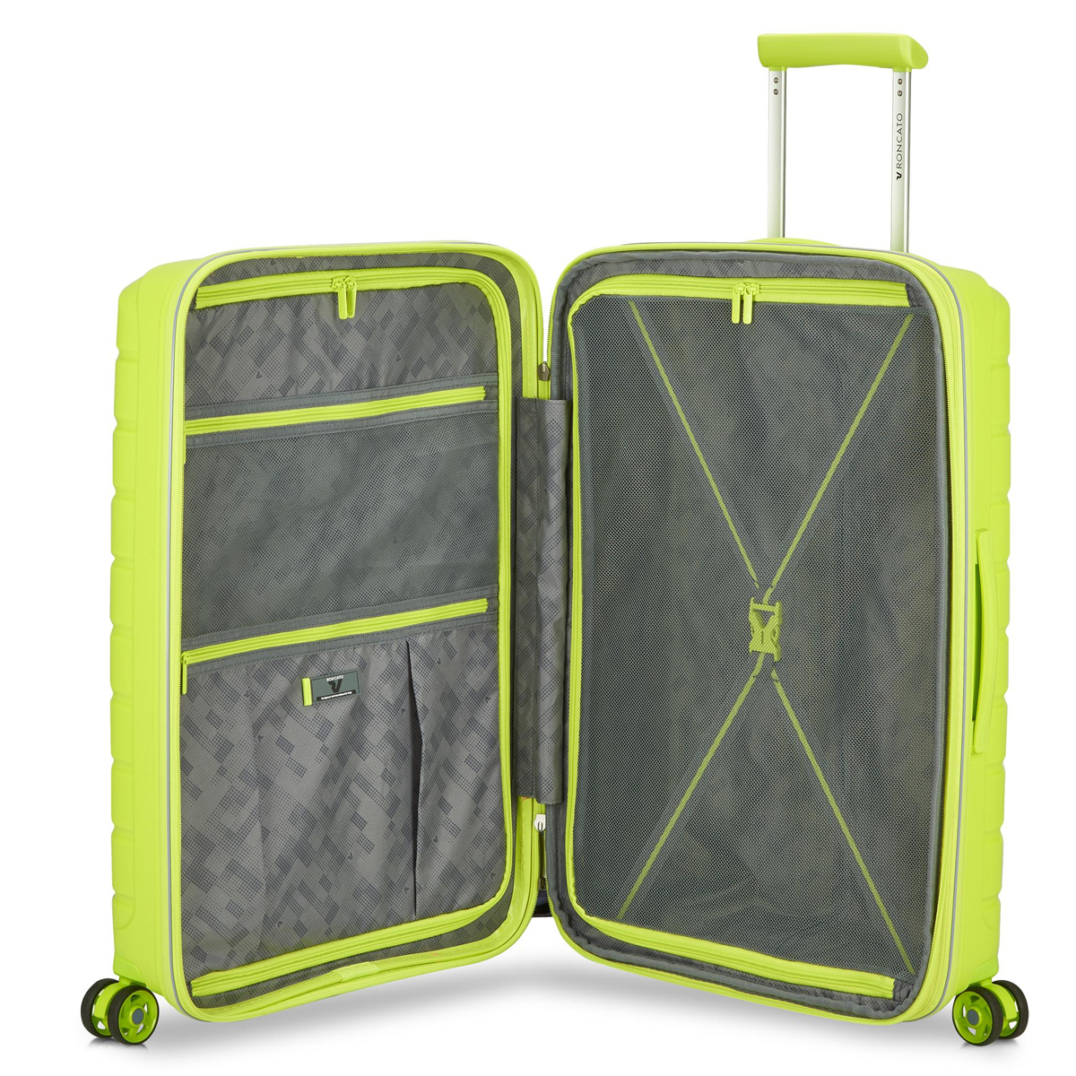 Roncato Trolley Medio Espandibile B-Flying 68 cm Cyber Lime - 4 Roncato Trolley Medio Espandibile B-Flying 68 cm Cyber Lime - 4