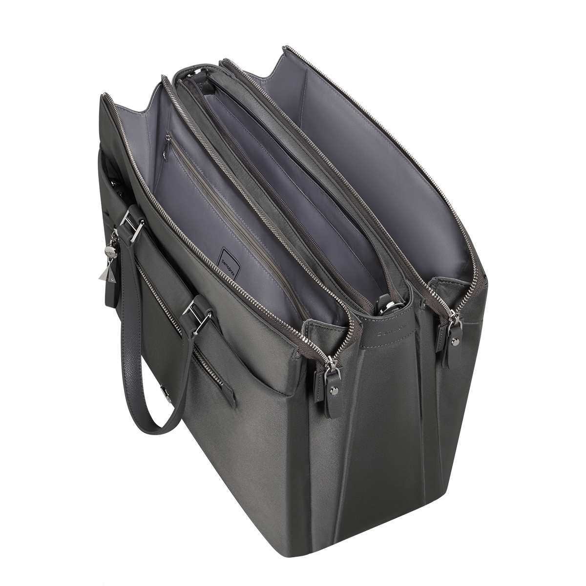 Samsonite Borsa a mano Porta PC Karissa Evo 14.1" Gunmetal Green - 3 Samsonite Borsa a mano Porta PC Karissa Evo 14.1" Gunmetal Green - 3