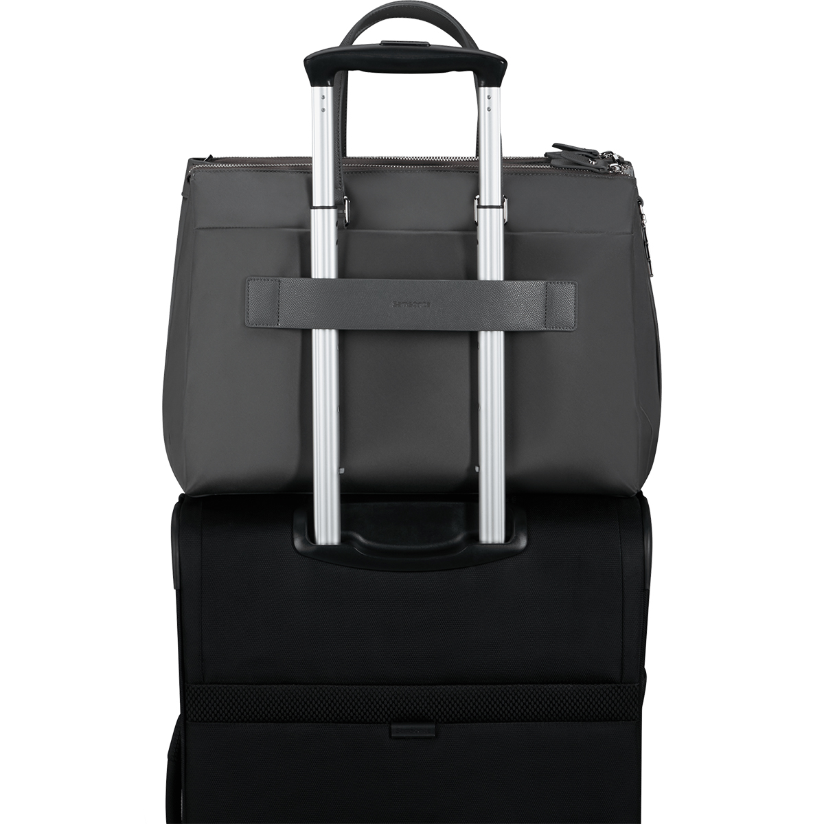 Samsonite Borsa a mano Porta PC Karissa Evo 14.1" Gunmetal Green - 6 Samsonite Borsa a mano Porta PC Karissa Evo 14.1" Gunmetal Green - 6