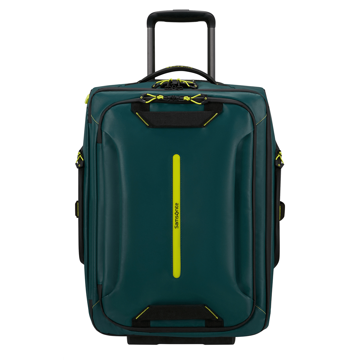 Samsonite Borsone Trolley Ecodiver 55 cm Dark Teal Lime - 1 Samsonite Borsone Trolley Ecodiver 55 cm Dark Teal Lime - 1