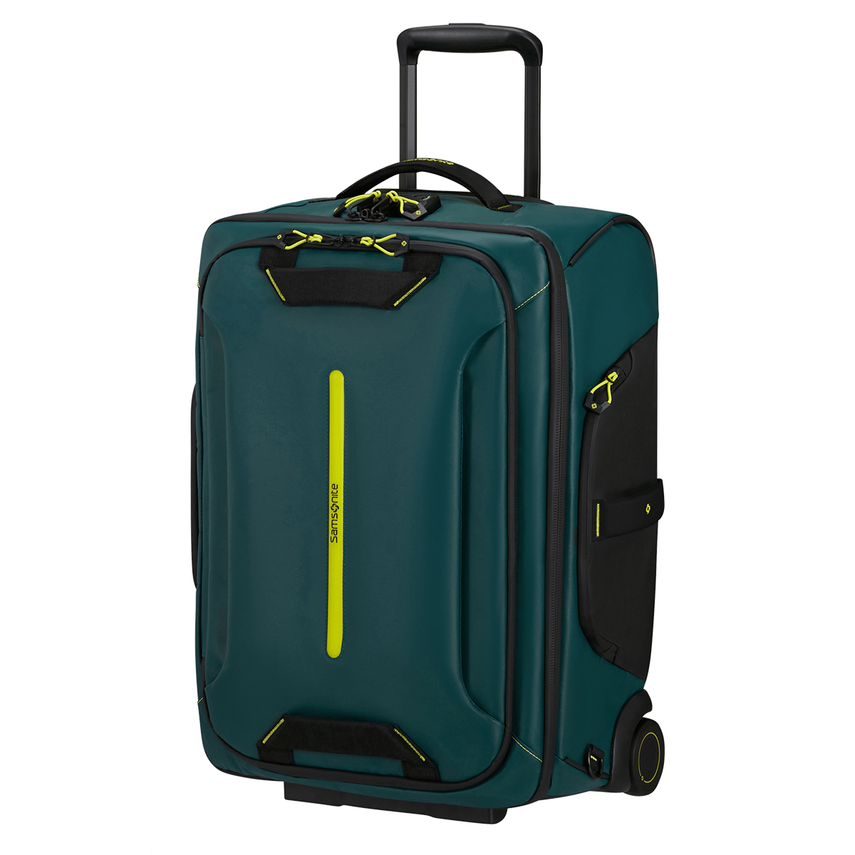 Samsonite Borsone Trolley Ecodiver 55 cm Dark Teal Lime - 2 Samsonite Borsone Trolley Ecodiver 55 cm Dark Teal Lime - 2