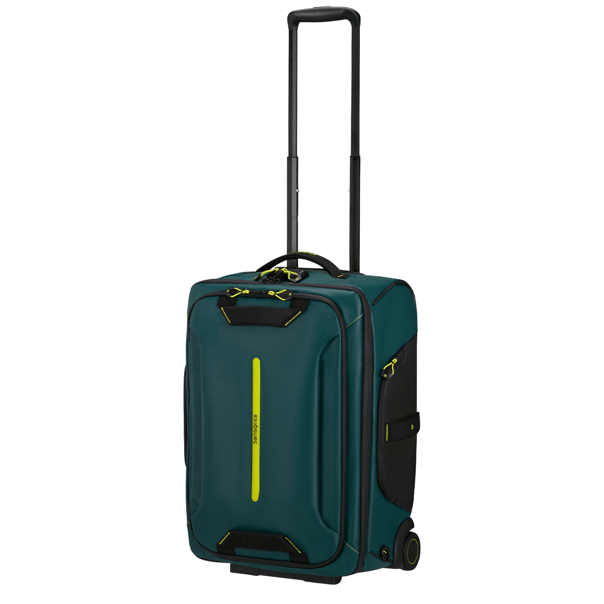 Samsonite Borsone Trolley Ecodiver 55 cm Dark Teal Lime - 6 Samsonite Borsone Trolley Ecodiver 55 cm Dark Teal Lime - 6