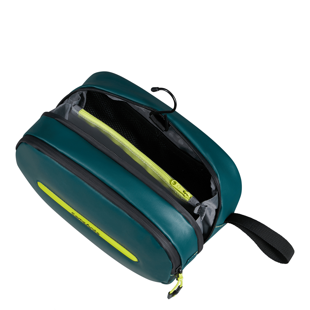 Samsonite Necessaire Ecodiver Dark Teal Lime - 3 Samsonite Necessaire Ecodiver Dark Teal Lime - 3