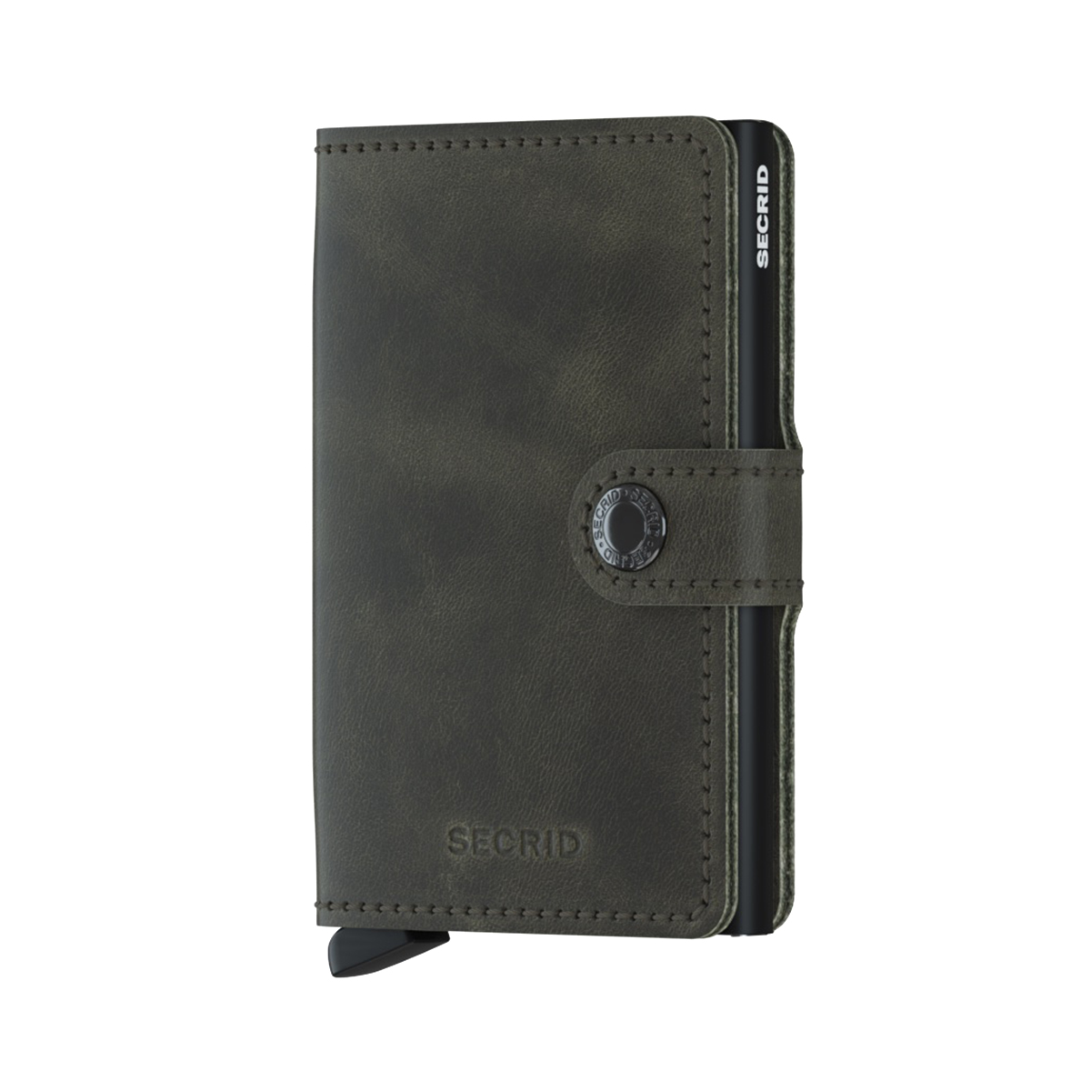 Secrid Miniwallet Vintage RFID Olive-Black - 1 Secrid Miniwallet Vintage RFID Olive-Black - 1