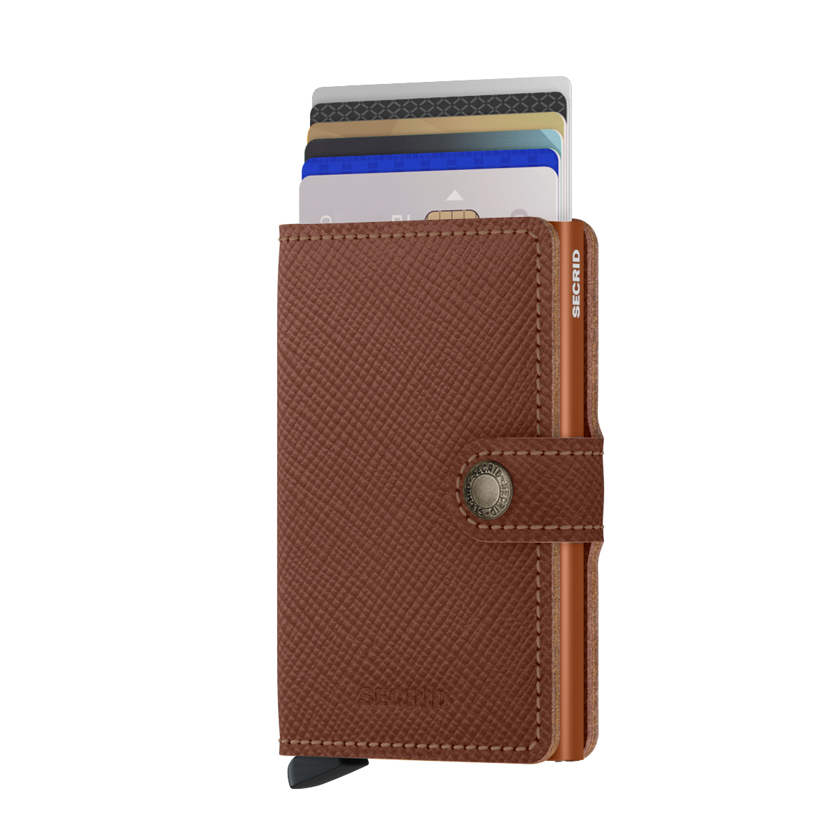 Secrid Miniwallet Saffiano RFID Caramel - 3 Secrid Miniwallet Saffiano RFID Caramel - 3