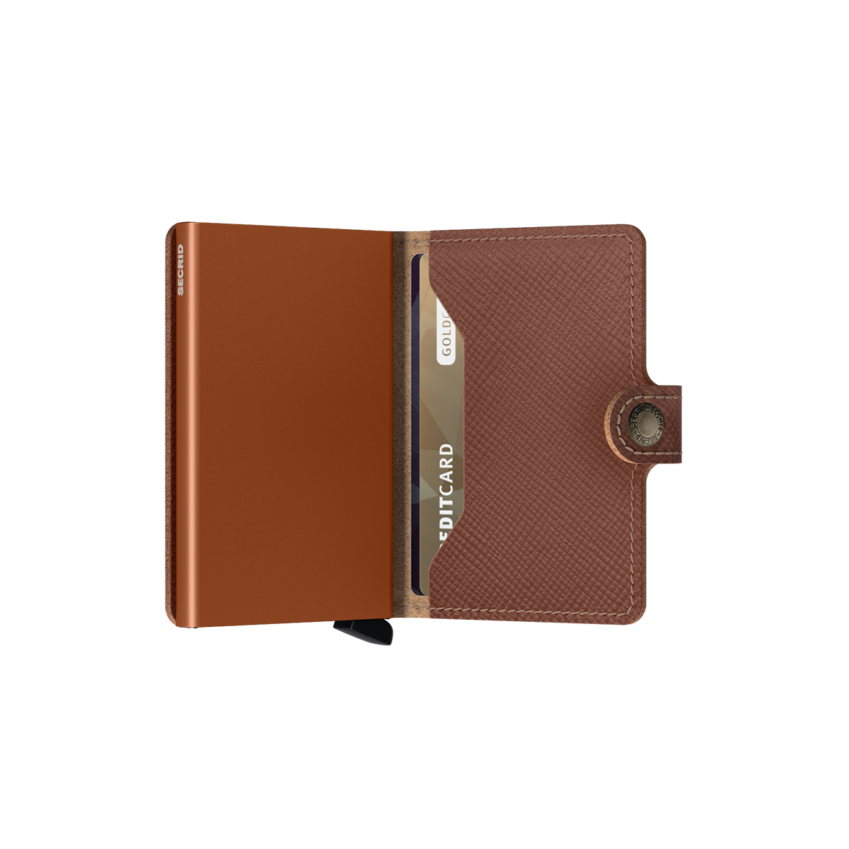 Secrid Miniwallet Saffiano RFID Caramel - 4 Secrid Miniwallet Saffiano RFID Caramel - 4