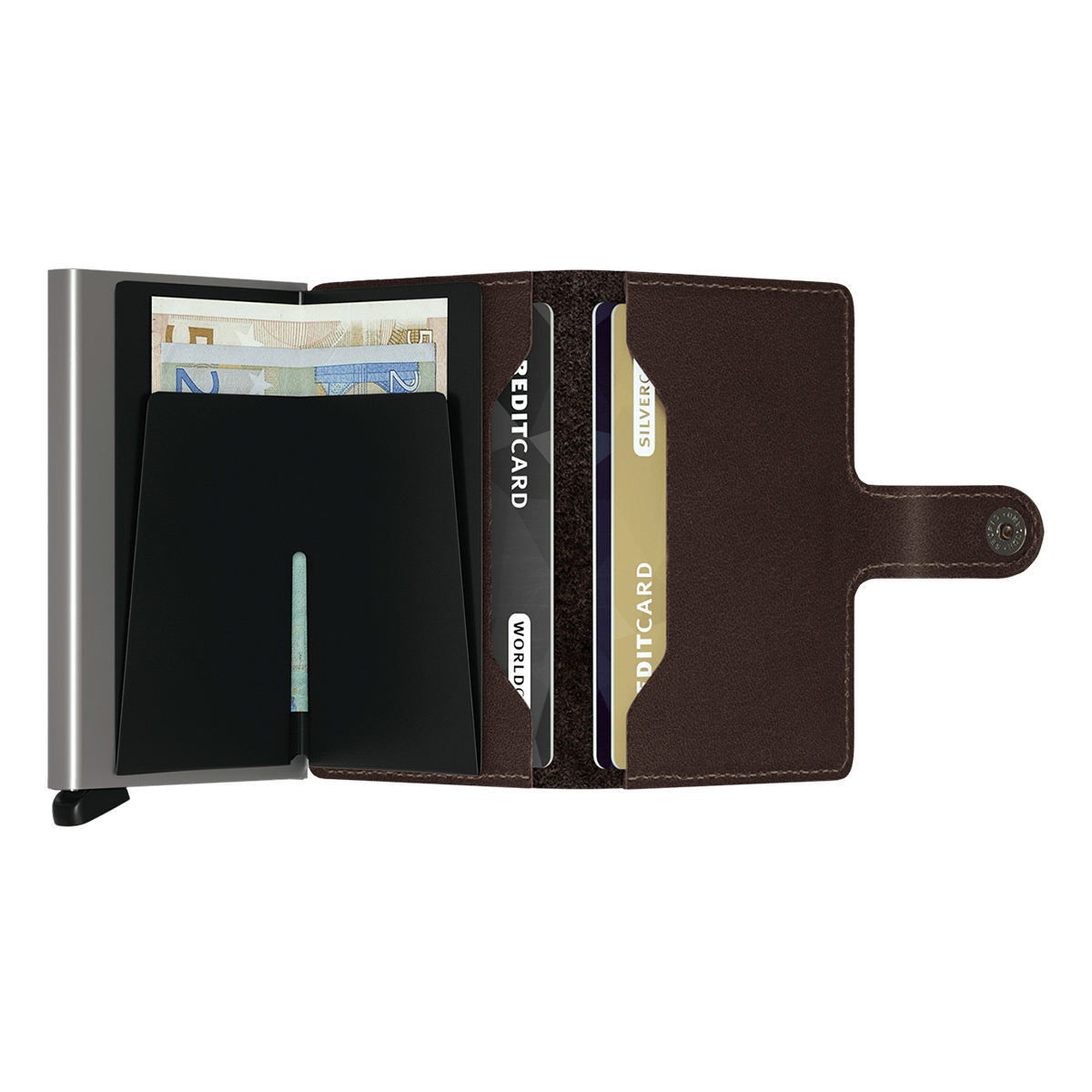 Secrid Miniwallet Original RFID Dark Brown - 3 Secrid Miniwallet Original RFID Dark Brown - 3