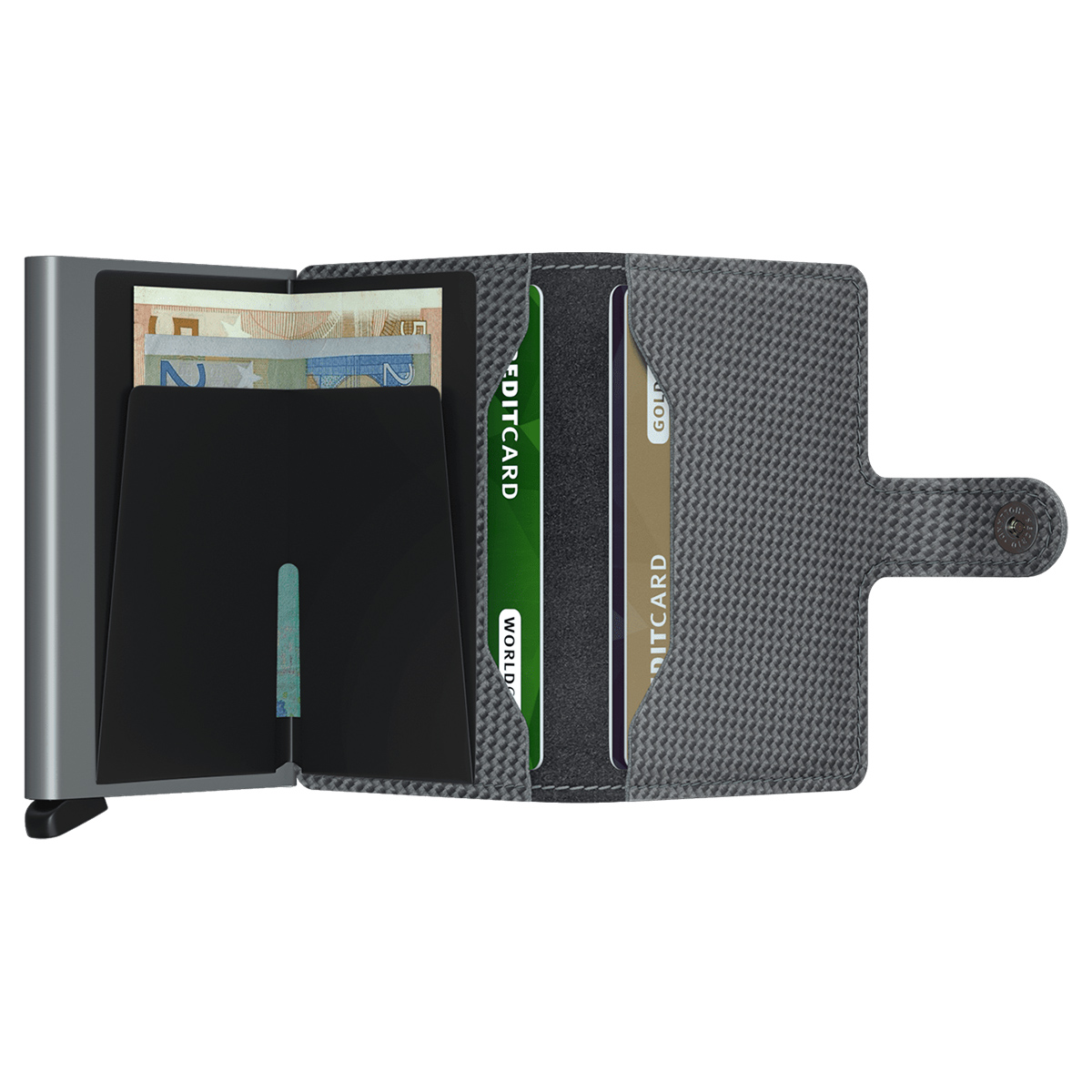 Secrid Miniwallet Carbon RFID Cool Grey - 4 Secrid Miniwallet Carbon RFID Cool Grey - 4