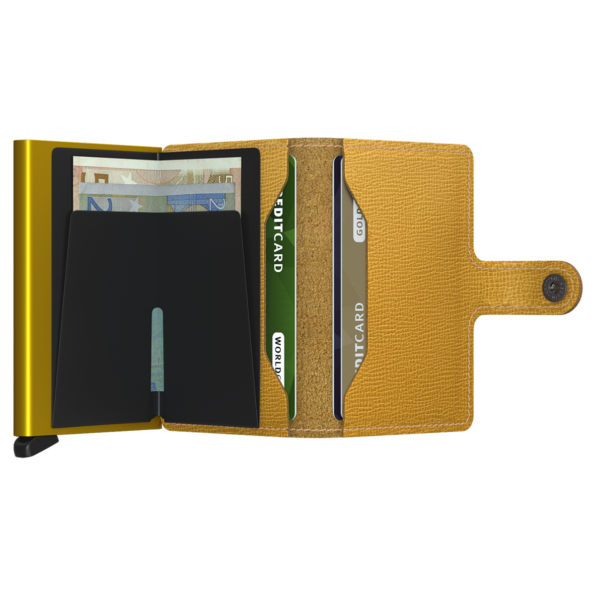Secrid Miniwallet Crisple RFID Ochre - 4 Secrid Miniwallet Crisple RFID Ochre - 4