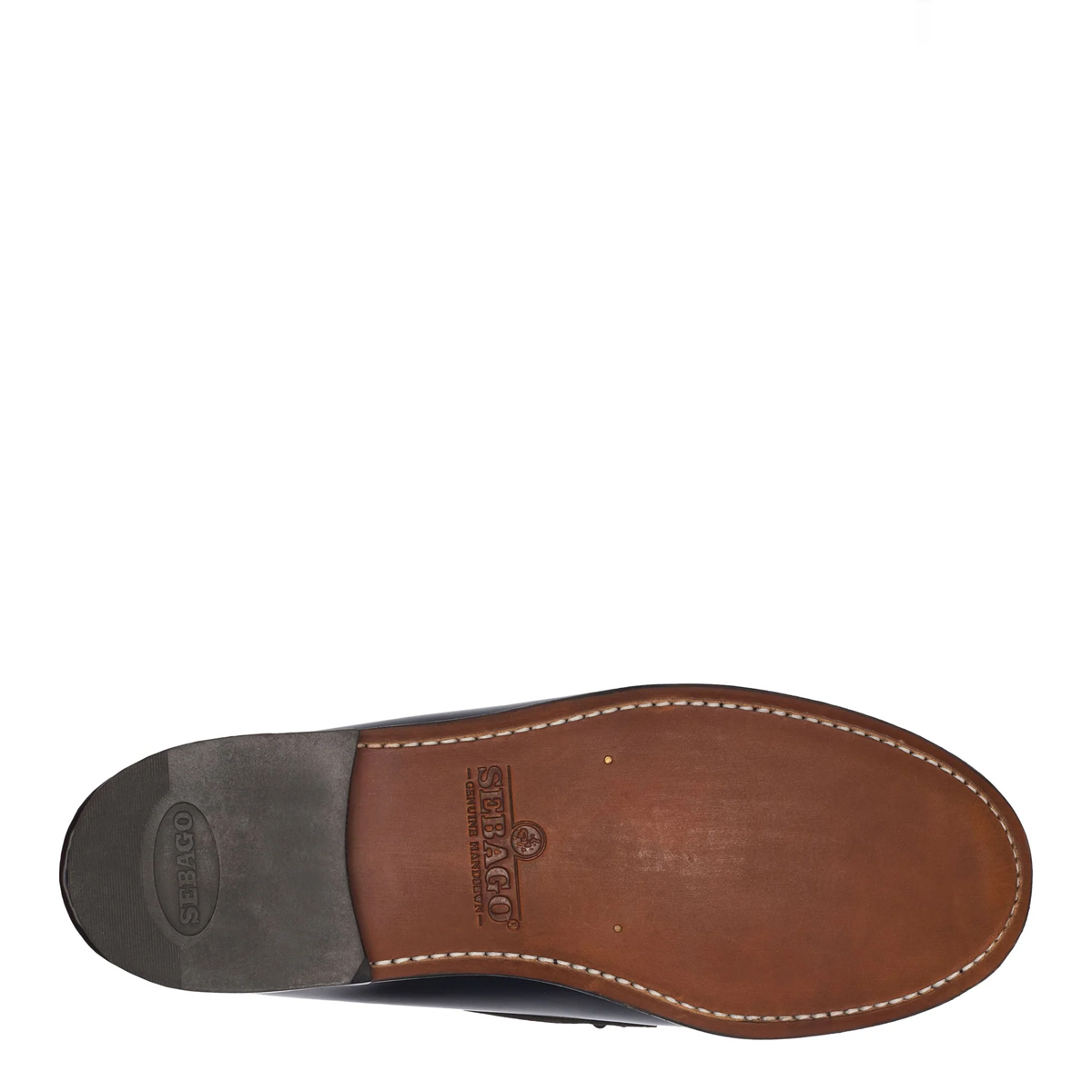 Sebago Mocassino Donna Classic Dan Black White Black - 2 Sebago Mocassino Donna Classic Dan Black White Black - 2