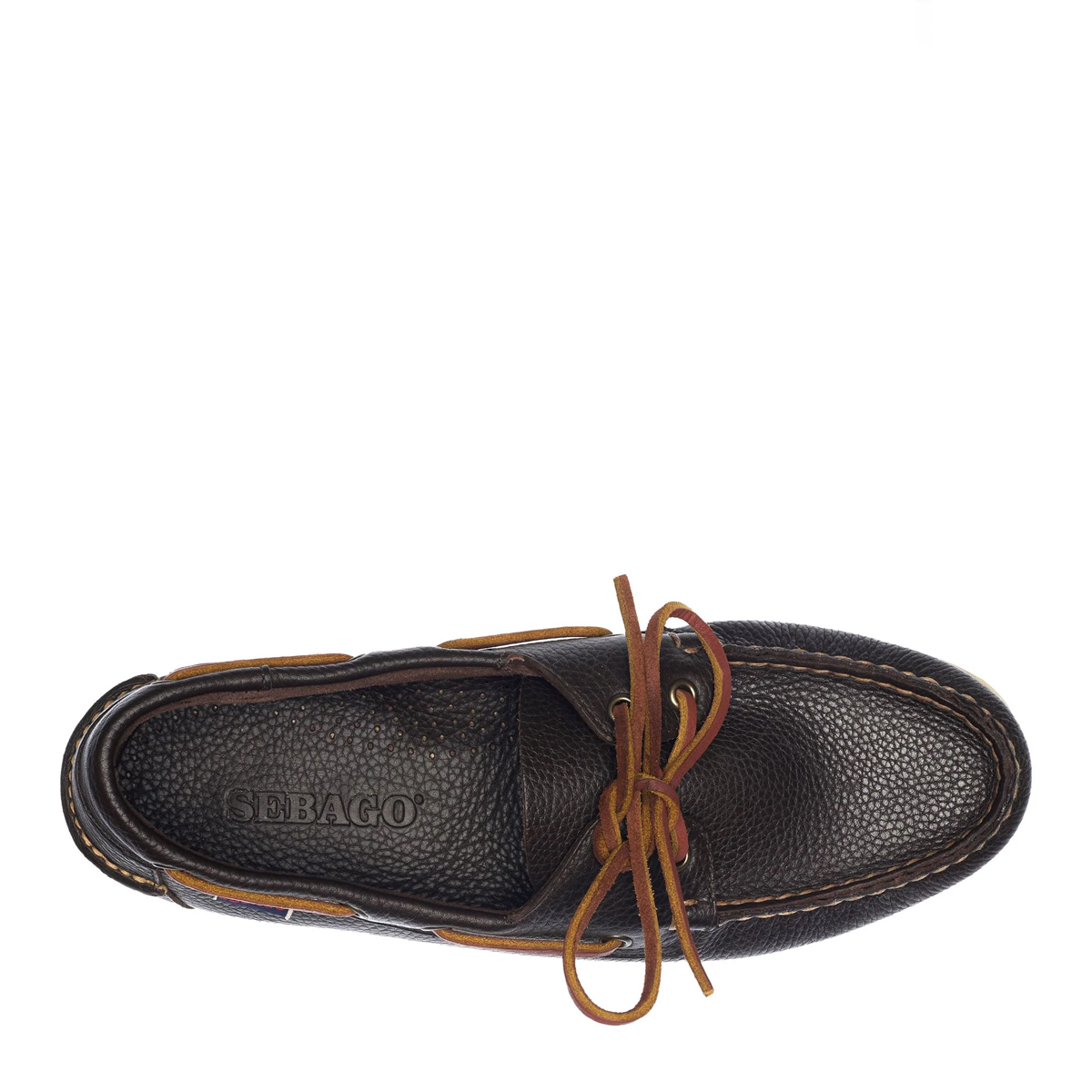 Sebago Scarpa da barca Portland Martellato Dark Brown - 4 Sebago Scarpa da barca Portland Martellato Dark Brown - 4
