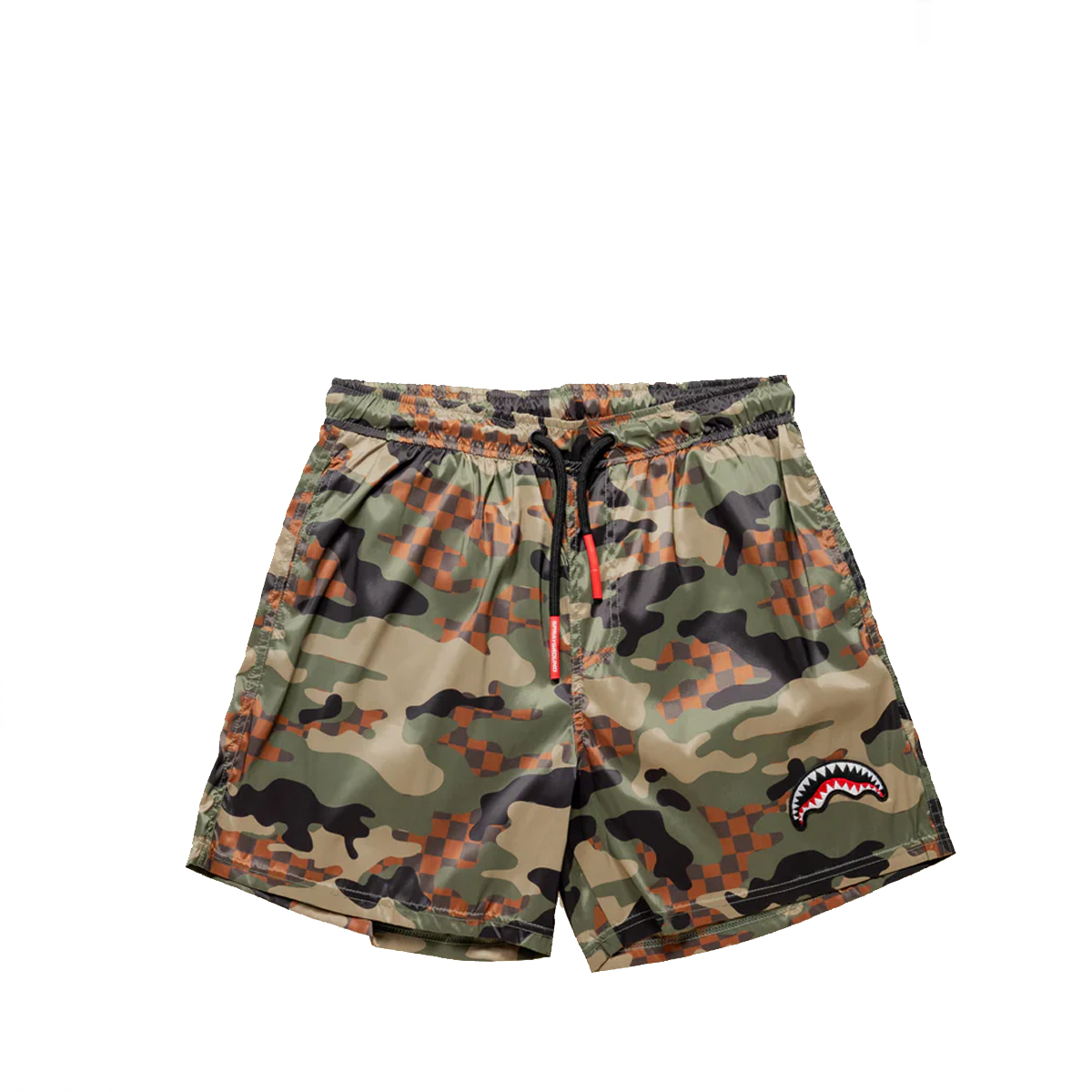 Sprayground Costume Camo Checkered Swim Trunks - 1