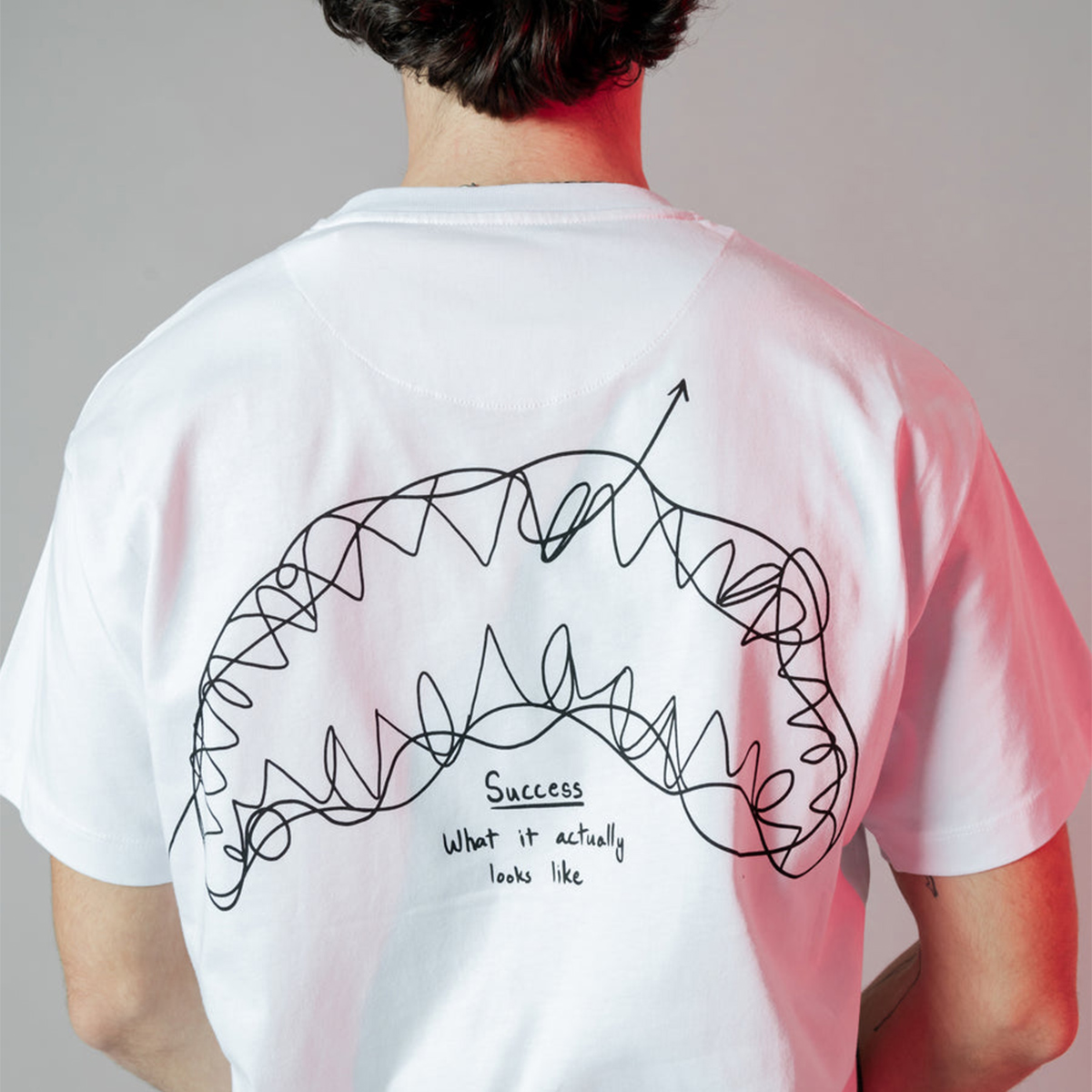 Sprayground T-Shirt Success Line White - 5