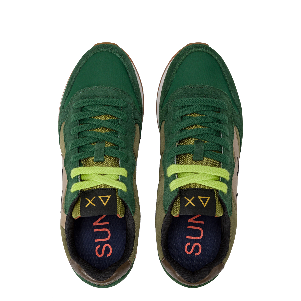 Sun68 Sneakers Jaki Bicolor Verde Scuro - 4 Sun68 Sneakers Jaki Bicolor Verde Scuro - 4