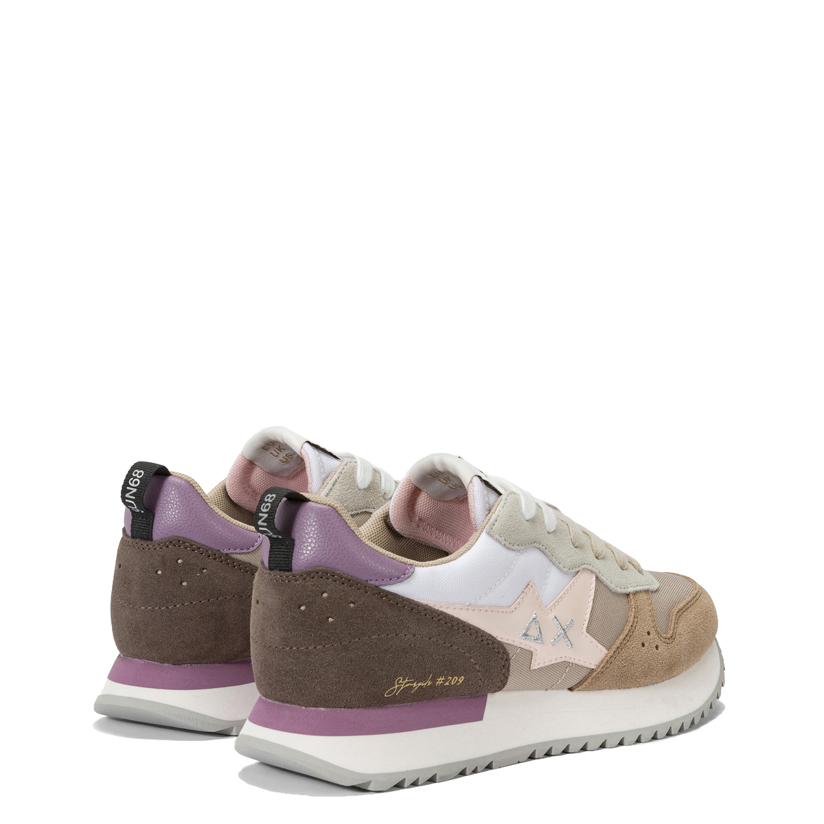 Sun68 Sneakers Stargirl Multicolor Beige Scuro - 3 Sun68 Sneakers Stargirl Multicolor Beige Scuro - 3