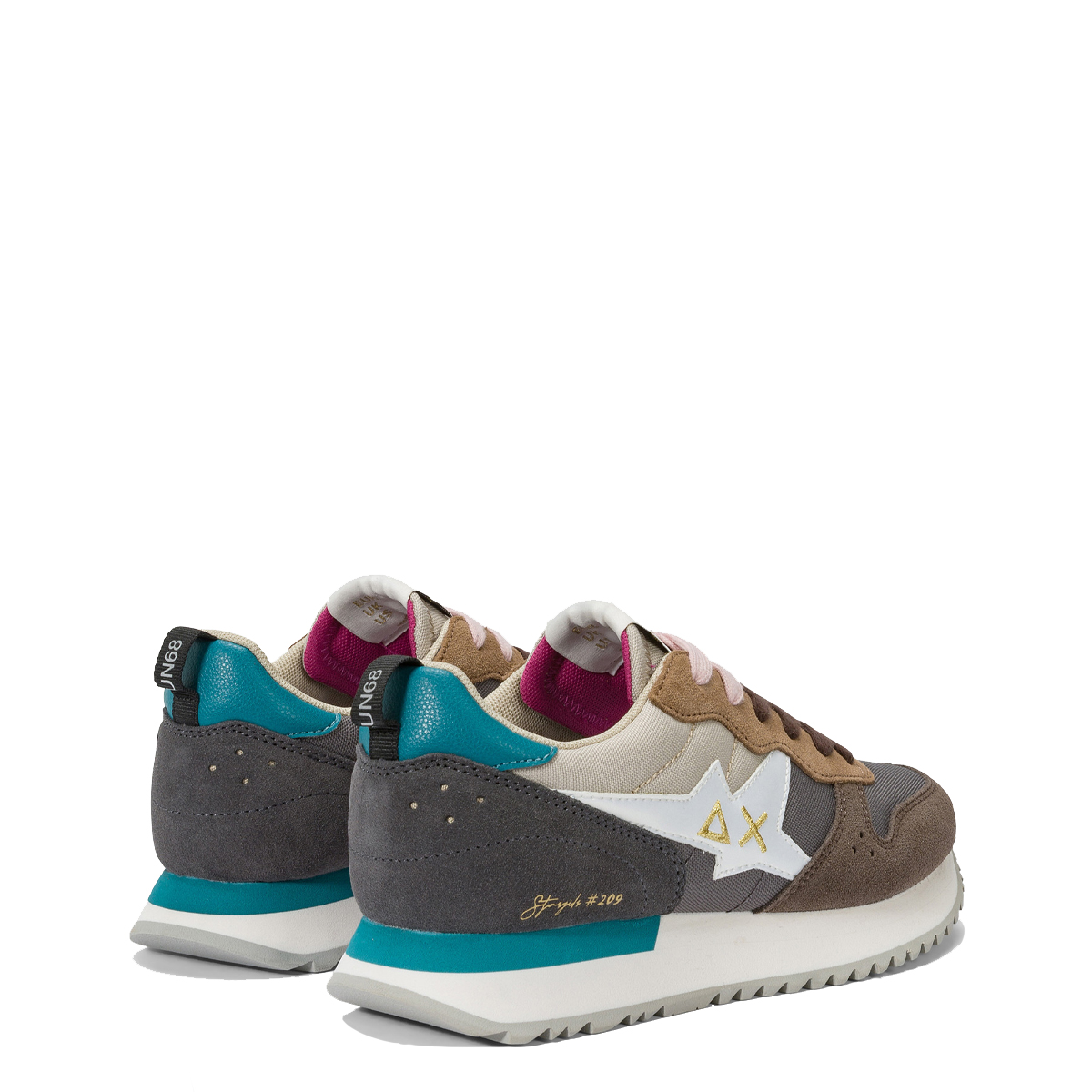 Sun68 Sneakers Stargirl Multicolor Grigio Scuro - 3 Sun68 Sneakers Stargirl Multicolor Grigio Scuro - 3