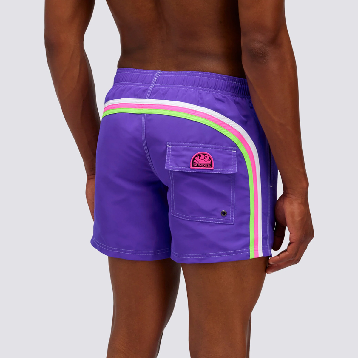Sundek Costume Corto Iconic True Purple - 1 Sundek Costume Corto Iconic True Purple - 1